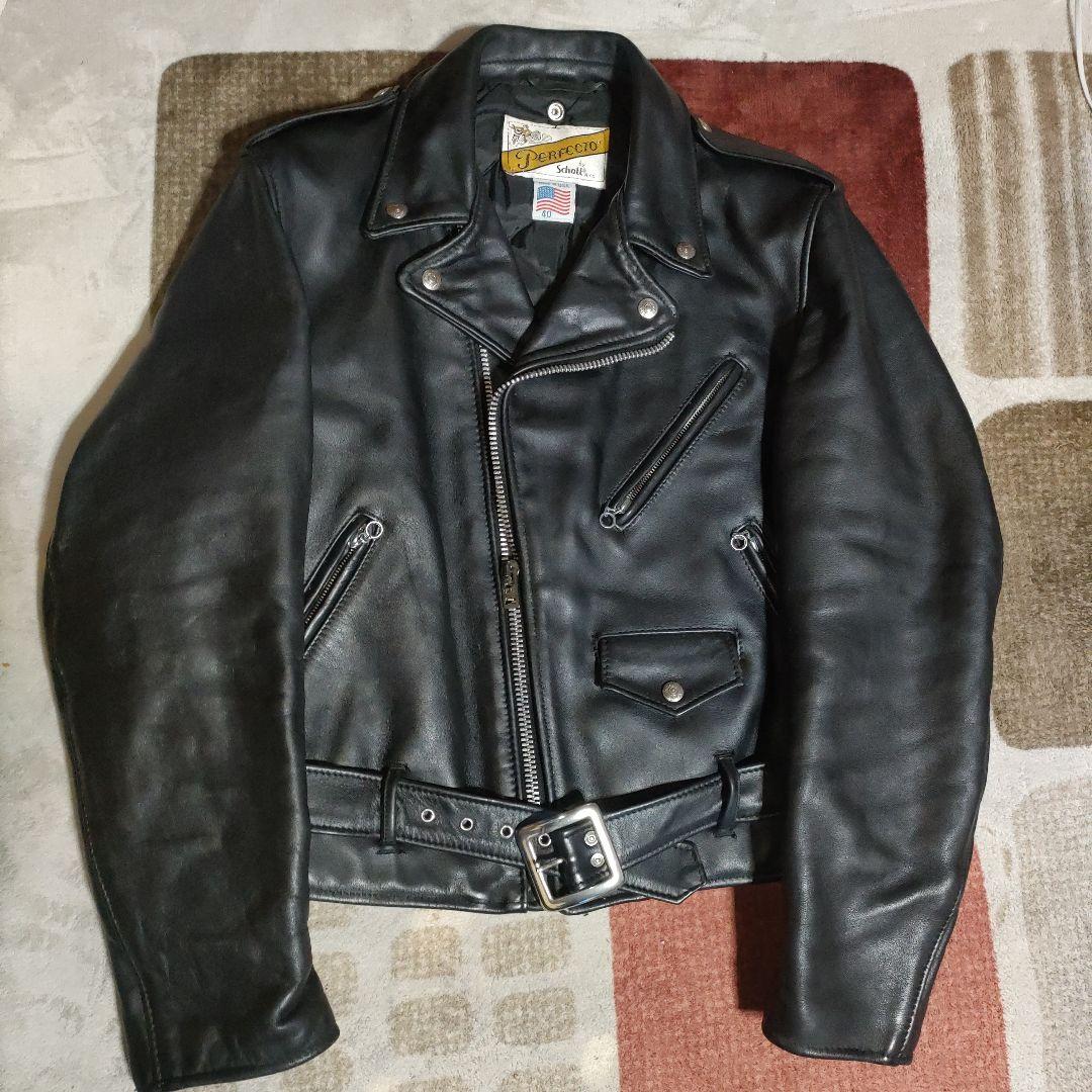 美品人気Schott６１８バイカータグTALONZip４０ダメでも対応有！