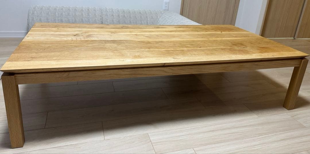 h*0様 オーク無垢材 オーダーメイド 家具調こたつ テーブル