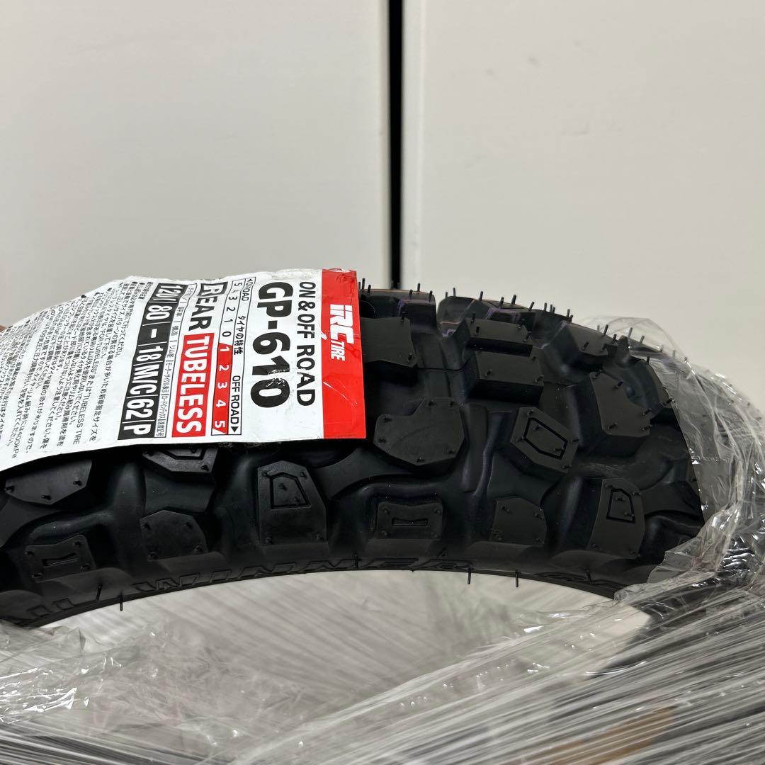 IRCタイヤ　GP-610 120/80-18 M/C 62P チューブレス