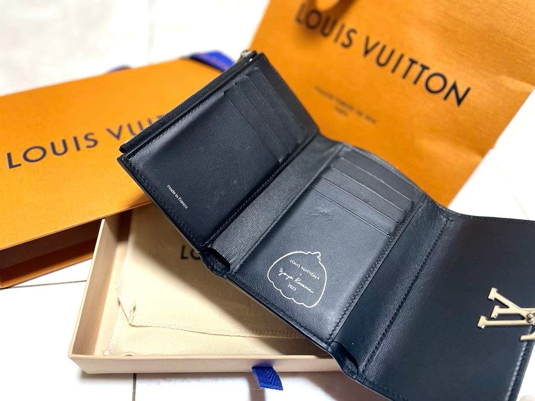 最終値下LOUIS VUITTON 草間彌生 ポルトフォイユ カプシーヌ三折財布
