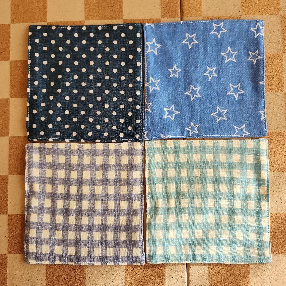 ガーゼハンカチ564 ハンドメイド