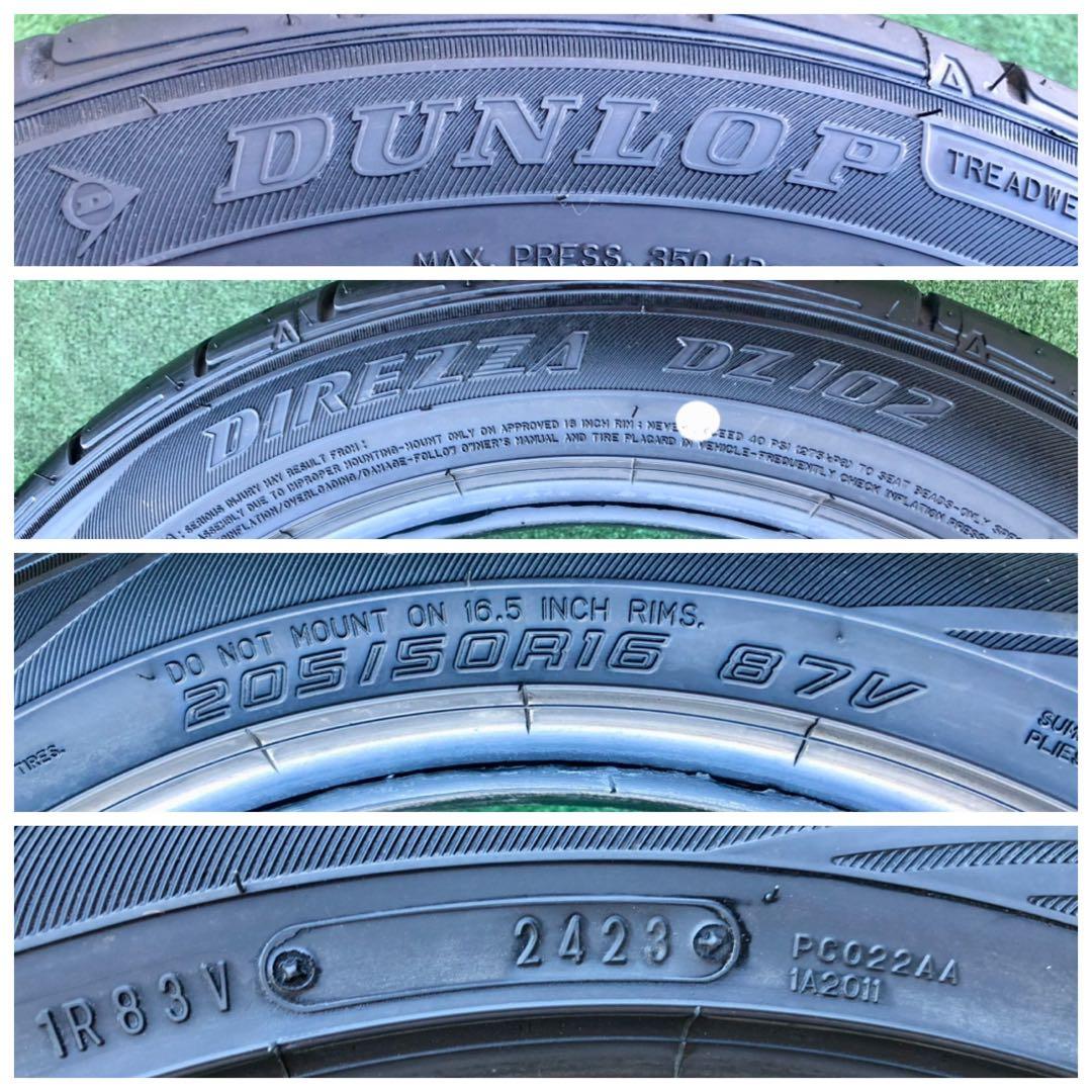 205/50 R16 DUNLOP DIREZZA DZ102 ラジアル タイヤ