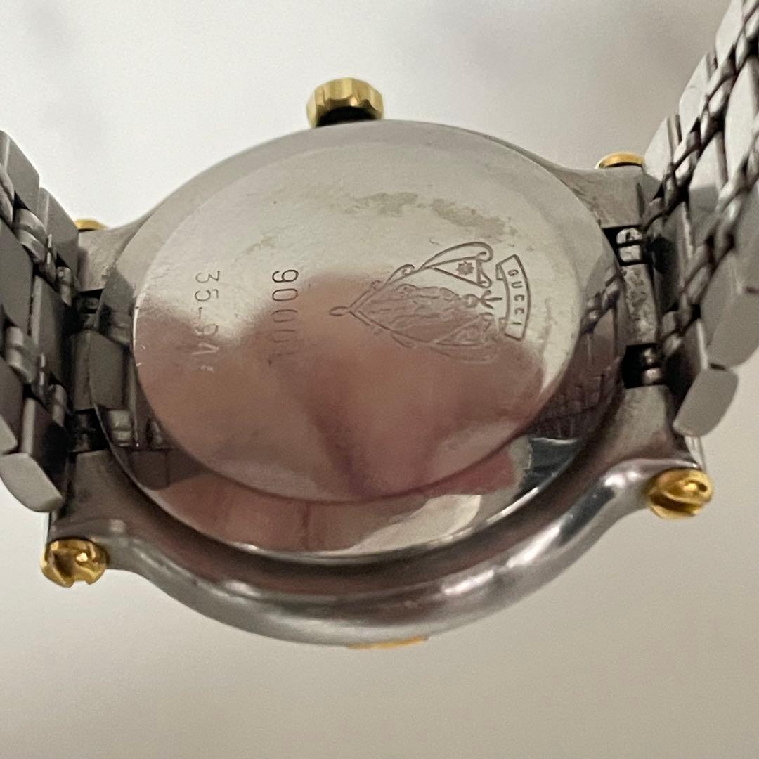 稼動品　GUCCI グッチ　9000L インターロッキング　コンビ　腕時計