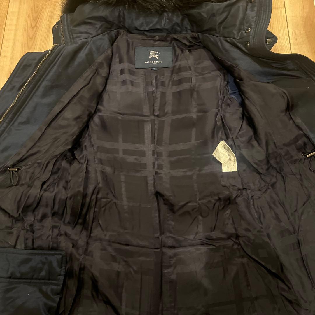 BURBERRY LONDON　ダウンロングコート　 40シャドーチェック