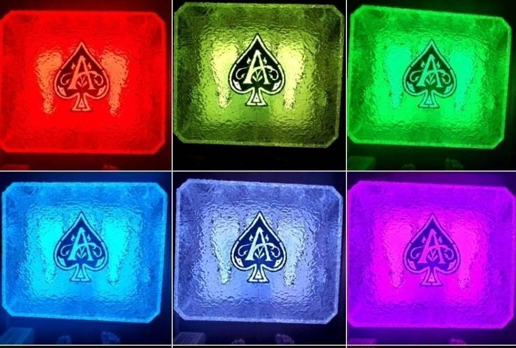 アルマンド ディスプレイ LED アタッシュ ケース ライト シャンパン