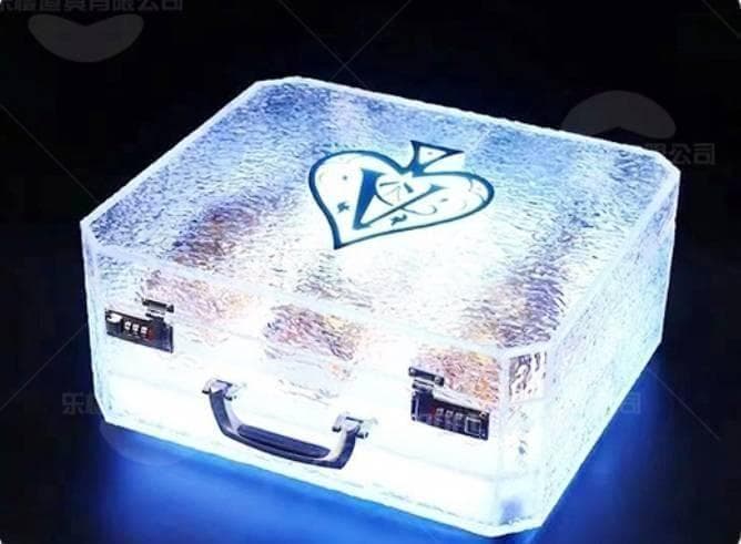 アルマンド ディスプレイ LED アタッシュ ケース ライト シャンパン