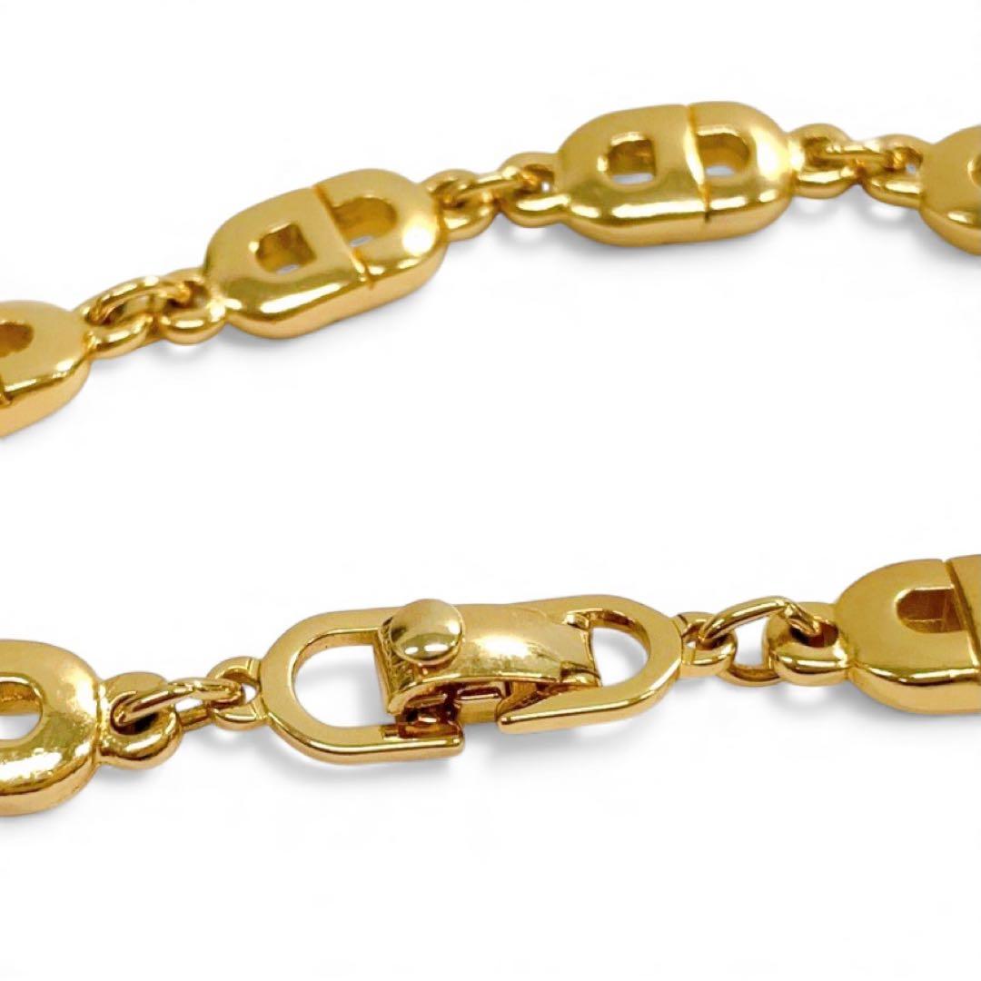 【美品✨】Dior CDロゴ ブレスレット ゴールド チェーン