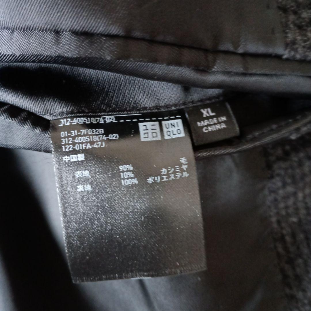 ❤UNIQLO チェスターコート ウール カシミヤ XL【美品】❤