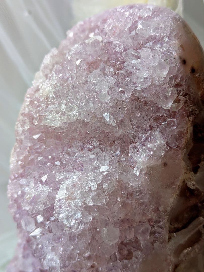 希少　高品質　♡ピンクアメジスト♡　瑪瑙　タワー　花　ピンク　天然石