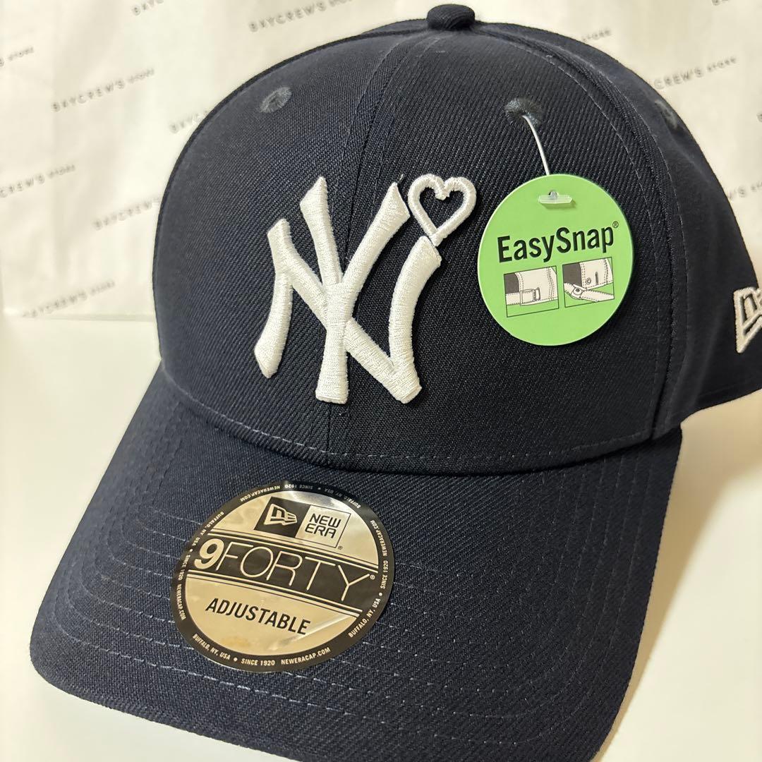 帽子 BASICKS NEW ERA Heart Embroidery Cap