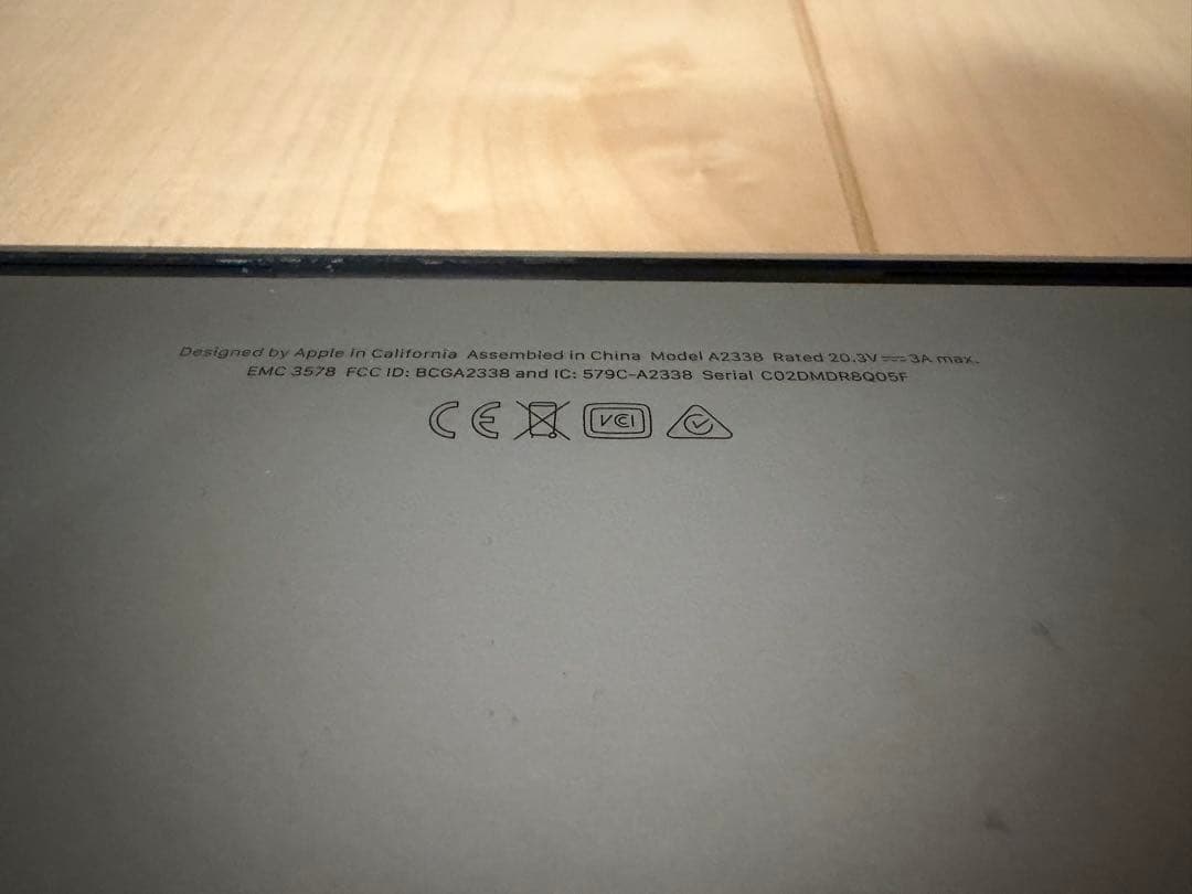 Y*R様 M1pro/MacBook/8gb/512gb美品
