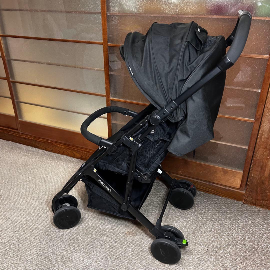 RECARO ベビーカー グレー イージーライフ 自立　折り畳