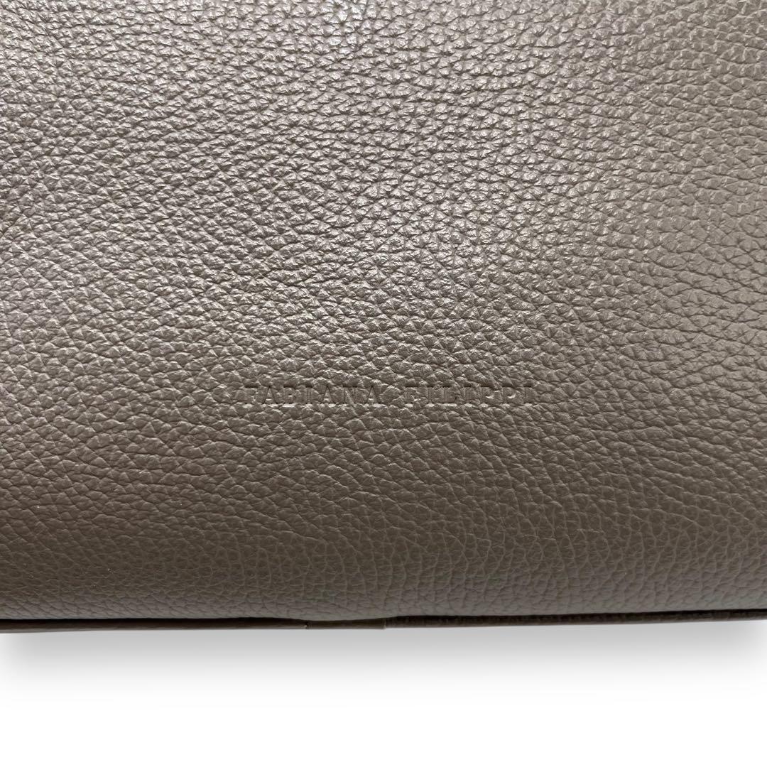 極美品■ファビアナフィリッピ 2way ボストンバッグ ショルダー付 ロゴ型押し