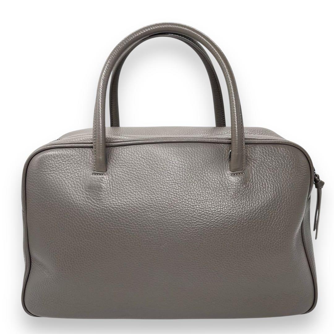 極美品■ファビアナフィリッピ 2way ボストンバッグ ショルダー付 ロゴ型押し