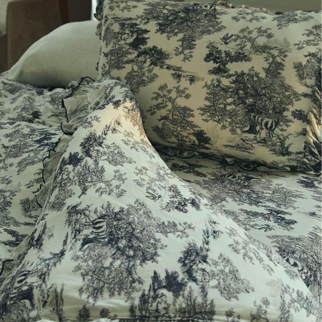 新品 スナイデルホーム SNIDEL 寝具 トワルドジュイ ベッドカバー