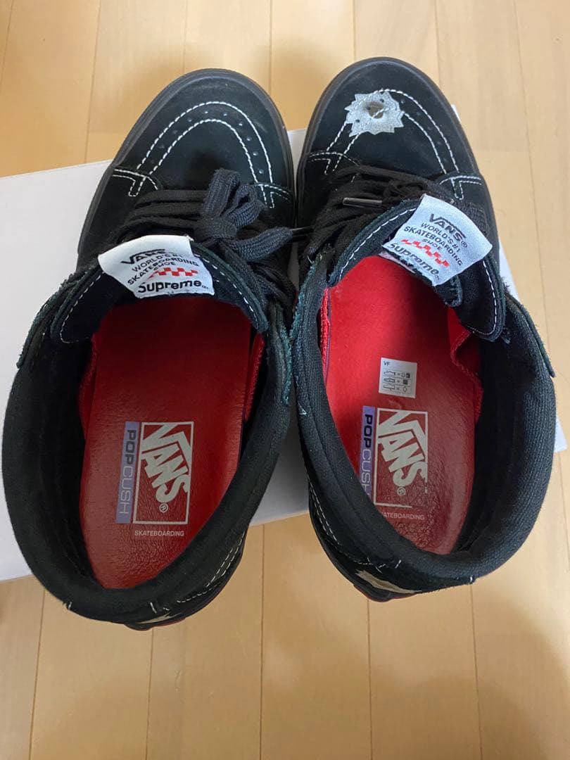靴 27.5 Supreme Vans Nate Lowman Skate Mid
