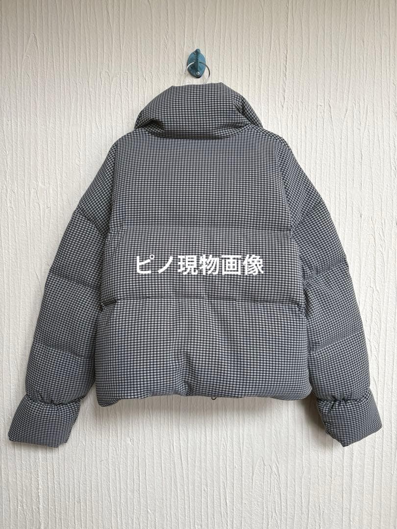 セール！即日発送可★トゥデイフル チェック柄 ショート ダウンジャケット 38