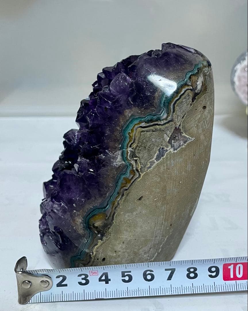 高品質アメジストドーム クリスタル 紫水晶 浄化 パワーストーン 濃いパープル