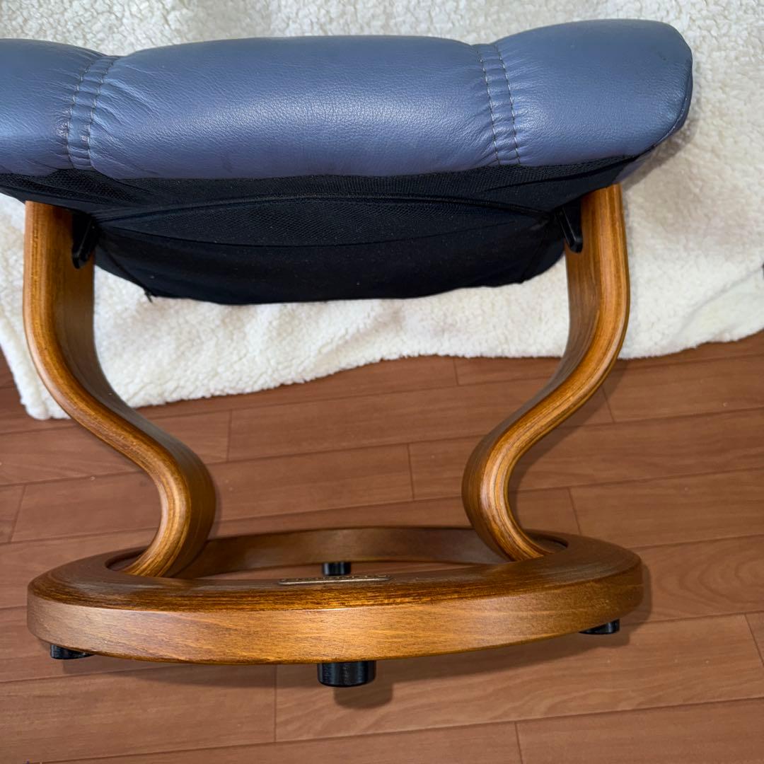 EKORNES エコーネスオットマン　 ブルー