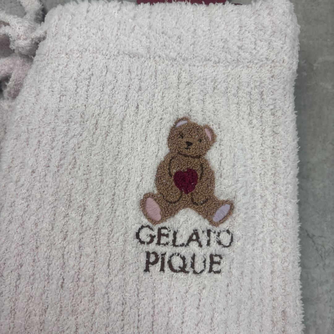 新品タグ付 gelatopique ジェラートピケ ハートベア柄 上下 セット