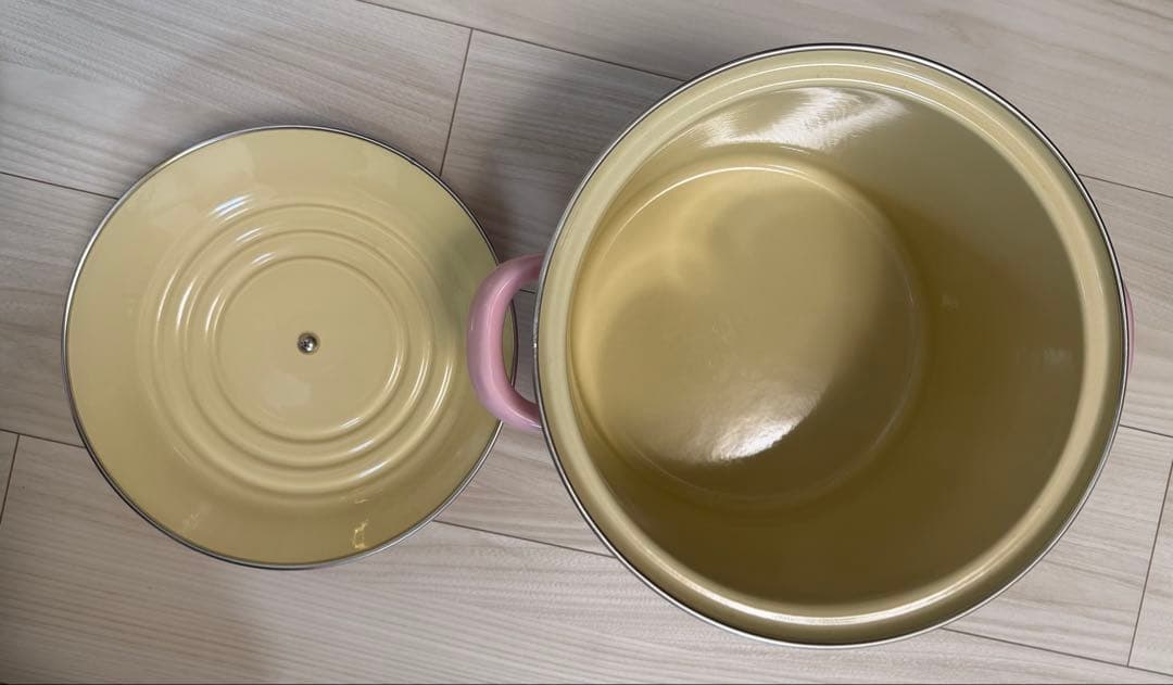 LE CREUSET 両手鍋 ピンク 22cm