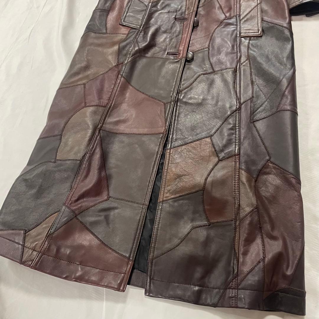 ◯未使用タグ付き COACH レザーコート Sサイズ