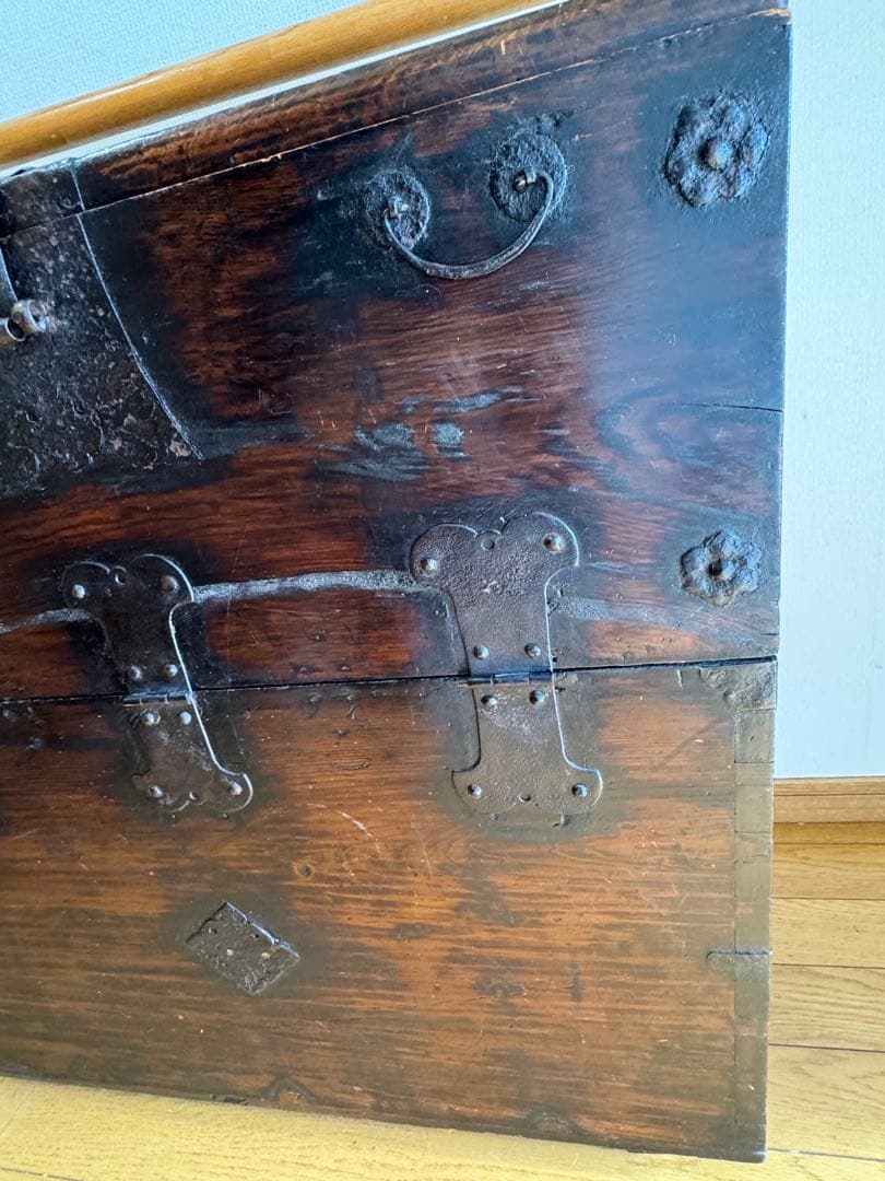 李朝家具 朝鮮箪笥 時代箪笥 バンダジ 骨董