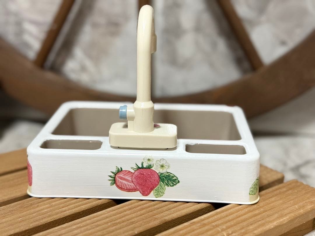 サイドテーブル※木製引き出しBOX※シンク型プランター※樹脂粘土※デコパージュ