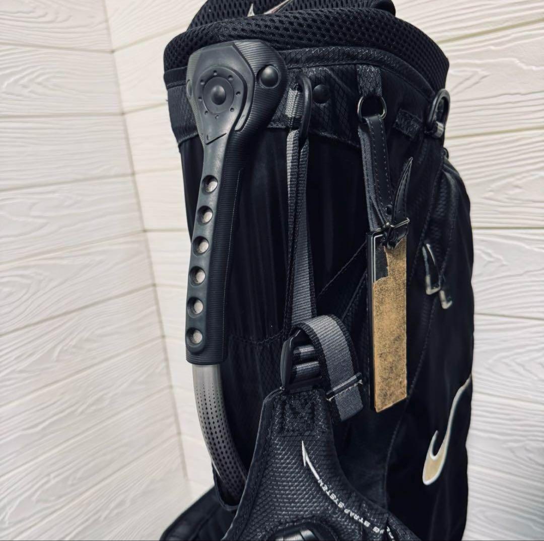 Nike ブラック キャディバッグ スタンド付き
