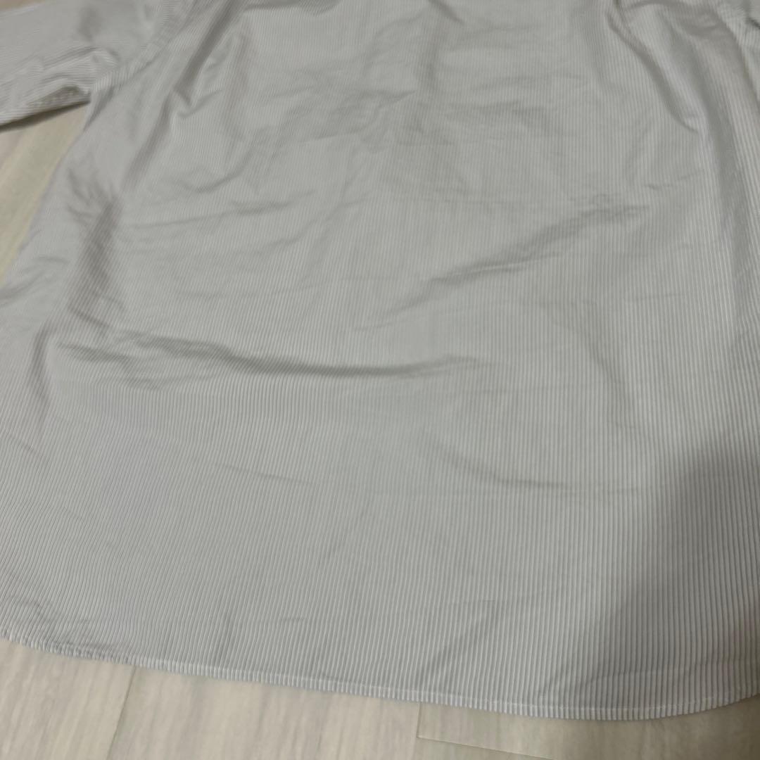 マーガレットハウエル メンズS バンドカラーシャツ ストライプ