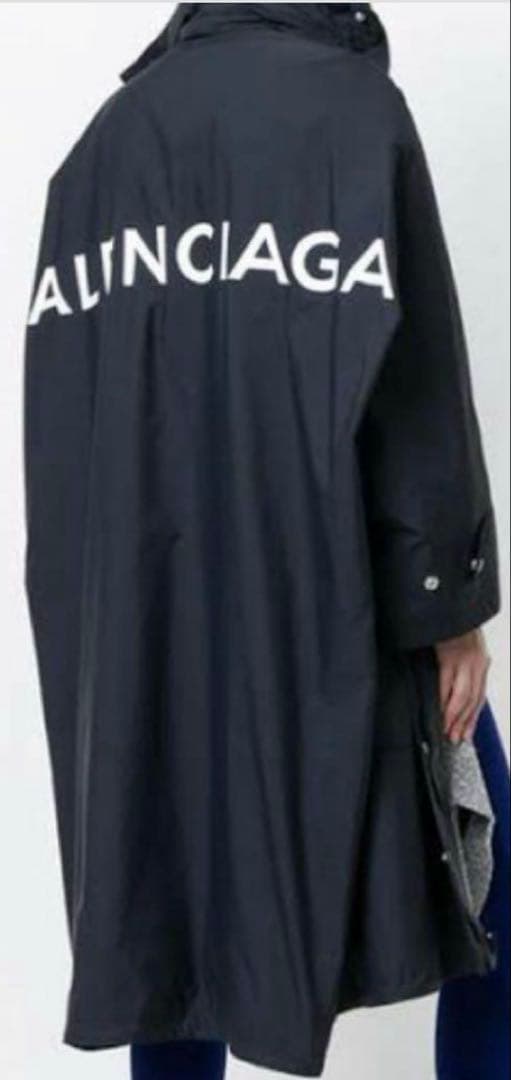 【新品未使用】BALENCIAGA バレンシアガ オペラコート黒36(XL相当