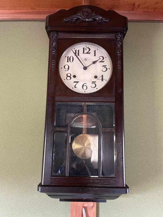 アンティーク調柱時計