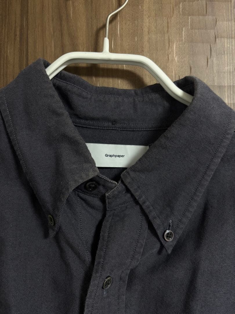 グラフペーパー Oxford Oversized L/S B.D Shirt