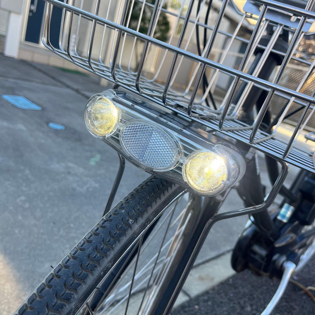【引き取り限定】Panasonic 自転車 ビビ バディ 26インチ 前カゴ付