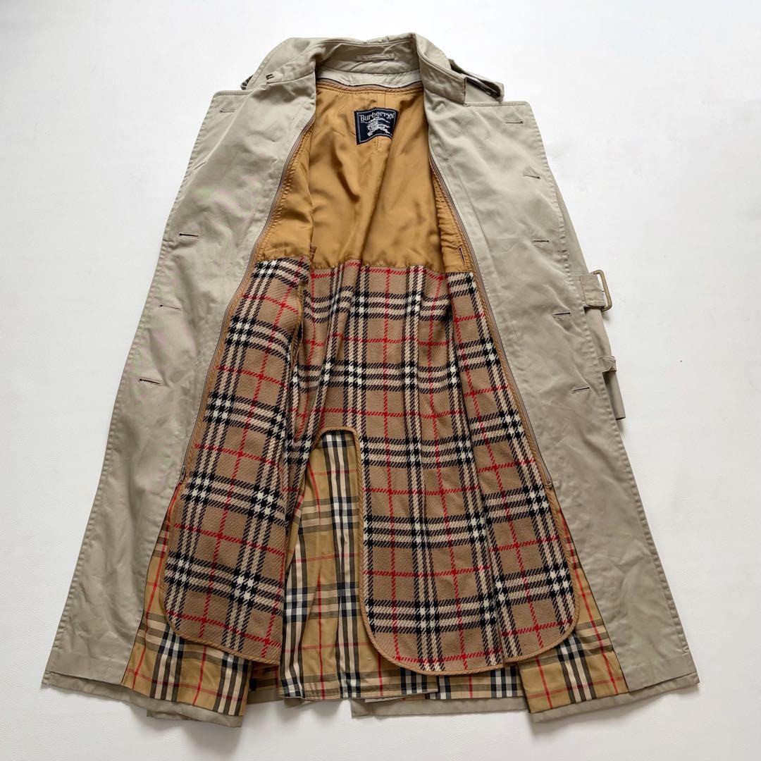 美品　BURBERRY バーバリー トレンチコート　 ライナー付 ノバチェック
