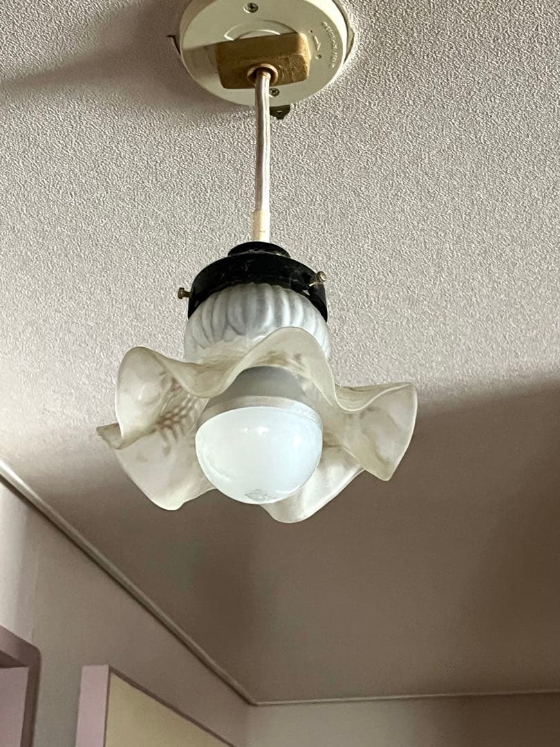 パリ購入アンティーク電気傘ヴィンテージ