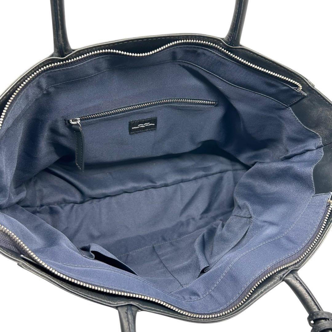 良品 1330 グリーンレーベルリラクシング トートバッグ レザー ネイビー