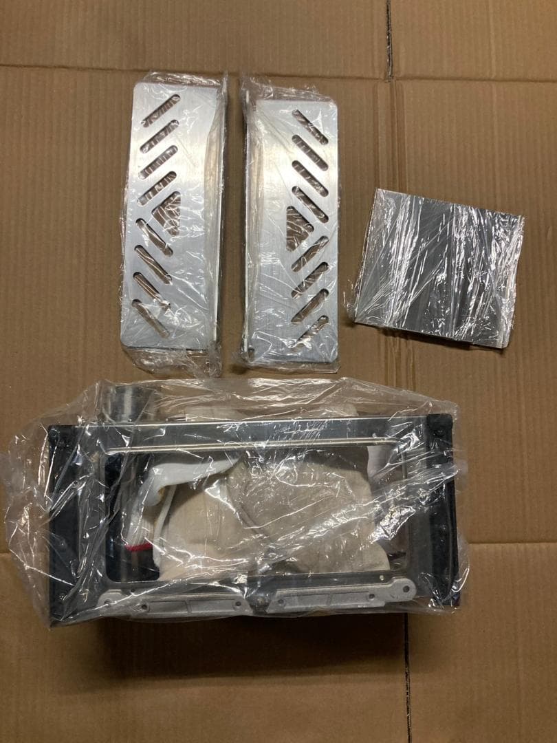 ⑭ 折りたたみ式 薪ストーブ サイドガラスパネル 3面ガラス 重量4KG