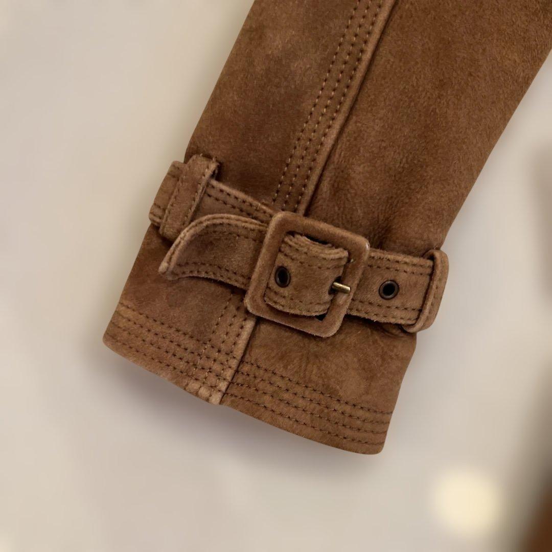 超美品　DENIM スエードトレンチコート　チンクワンタ　エンメティ