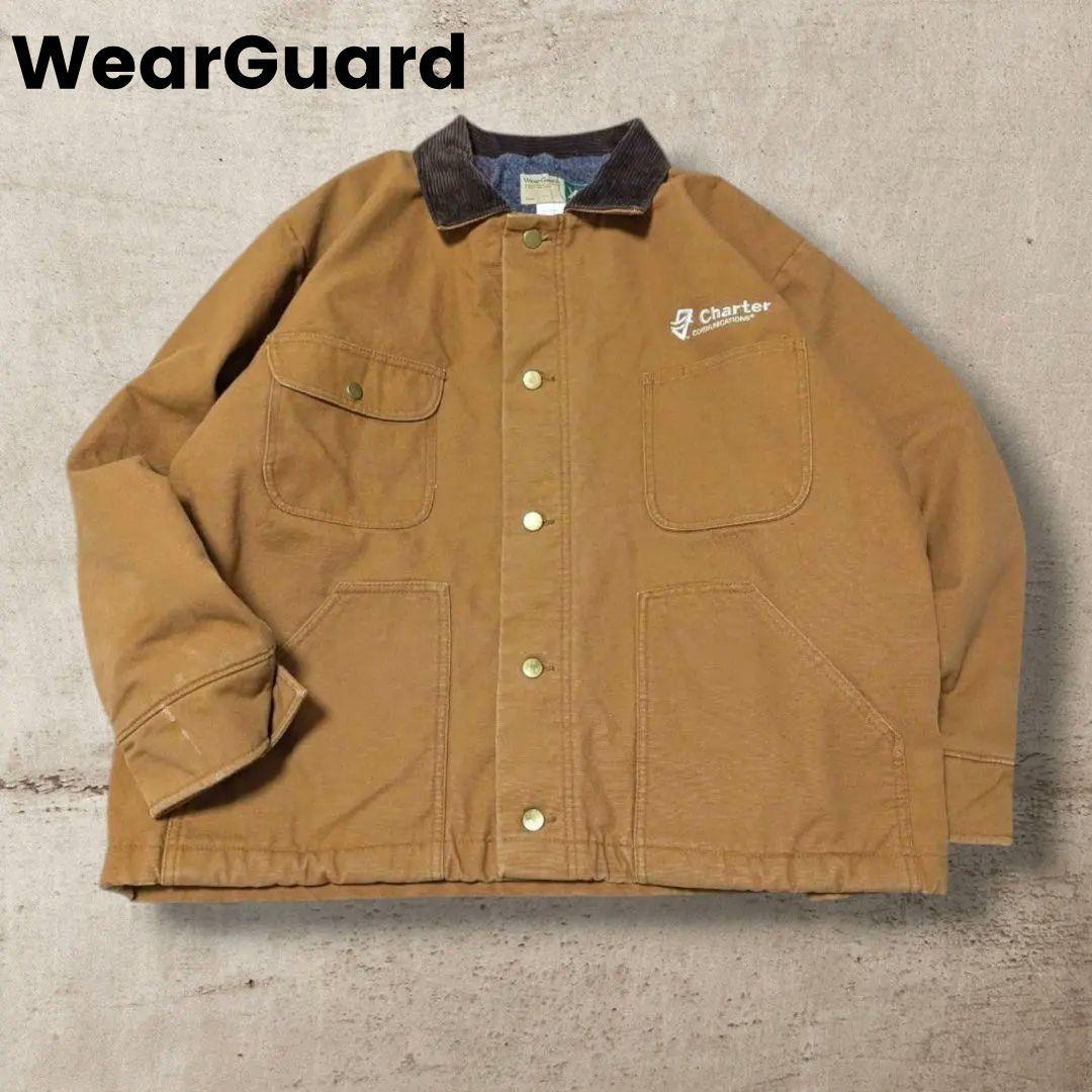 vintageダックジャケットデトロイトジャケット90s古着キャメルコーデュロイ