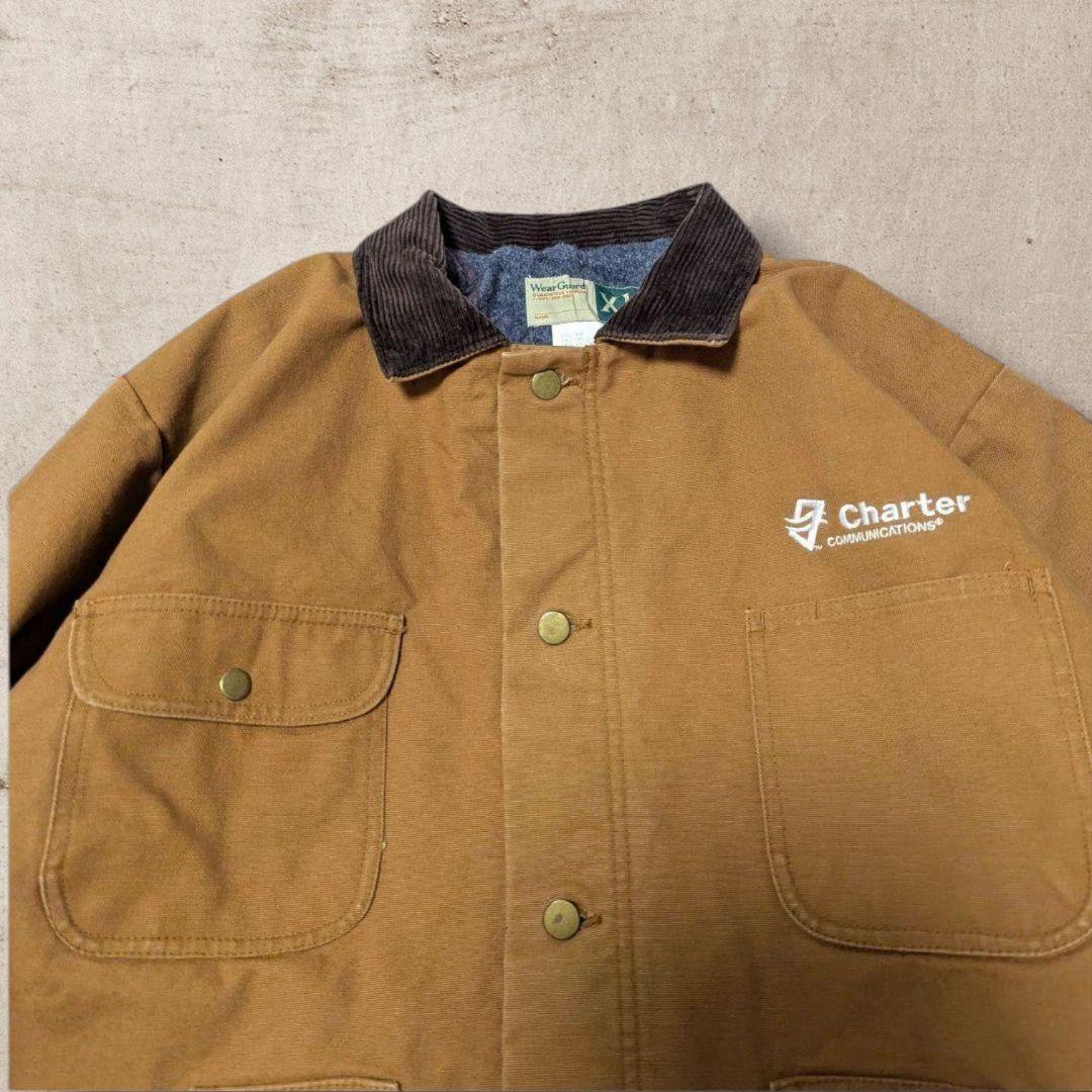 vintageダックジャケットデトロイトジャケット90s古着キャメルコーデュロイ