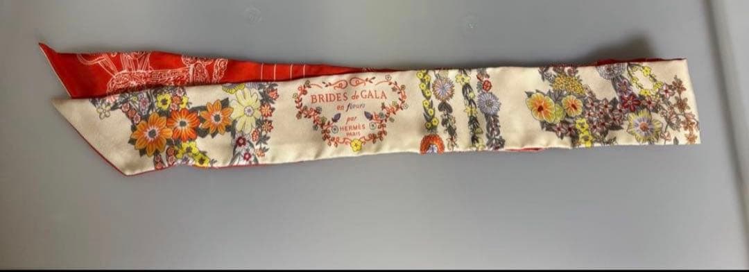 ひろ様おまとめ発送　エルメス ツイリー ブリッドドゥガラ アン フルール