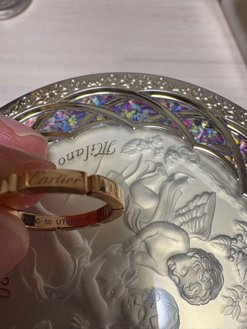 Cartier ピンクゴールドリング 50サイズ