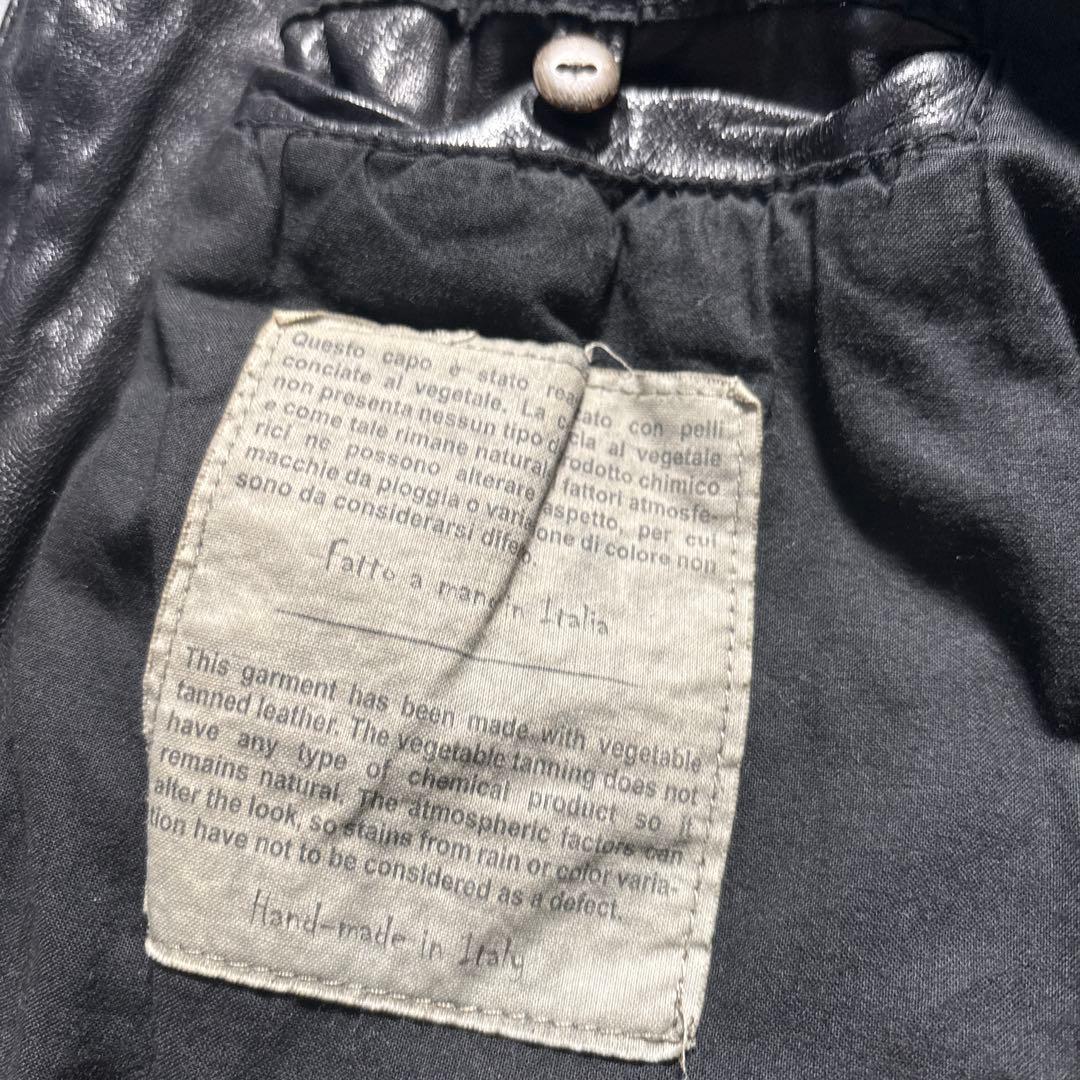 極美品　giorgio brato leather jkt julius ccp