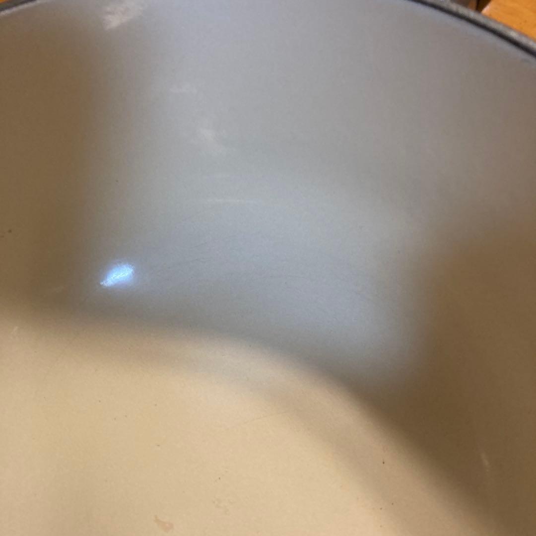 LE CREUSETオレンジ片手鍋（中型）