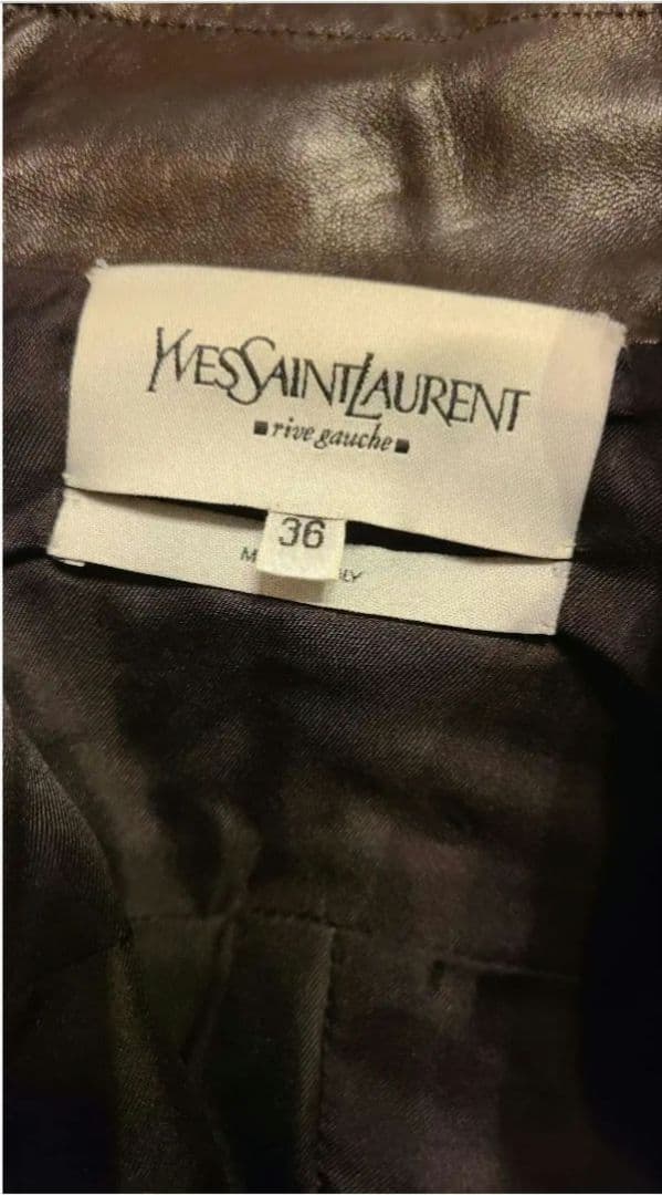 SAINT LAURENTレザージャケット