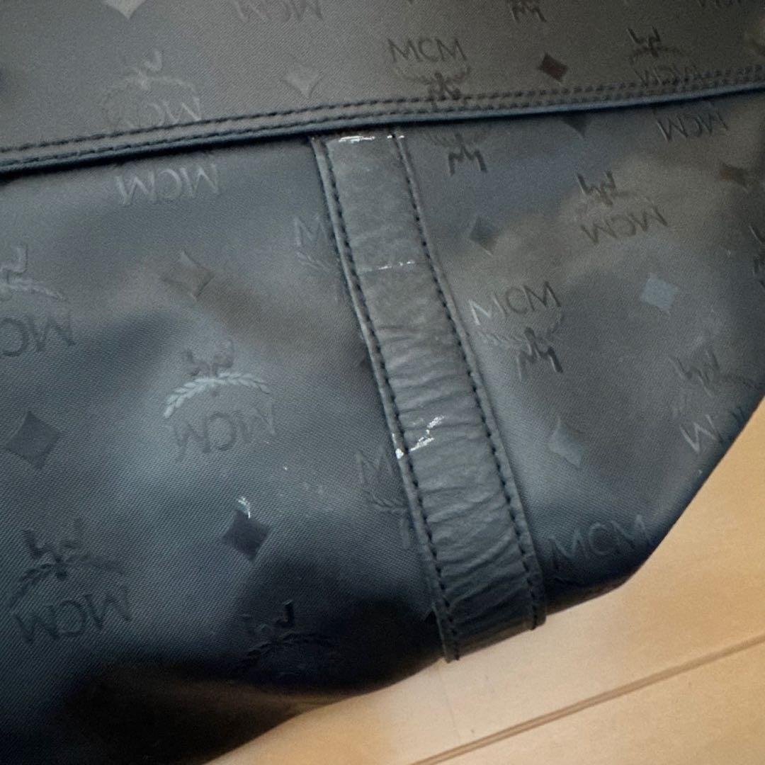 MCM ブラック ボストンバッグ A0570