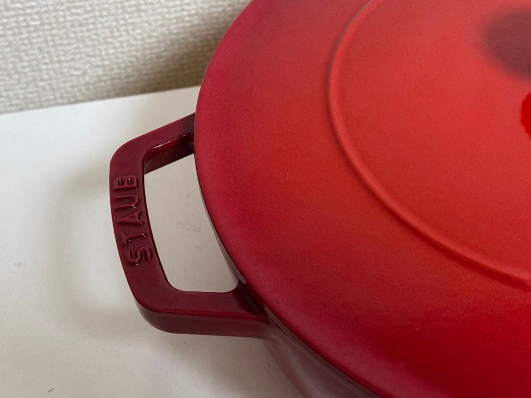 ストウブ Staub ブレイザーソテーパン 24cm チェリー 赤 フライパン