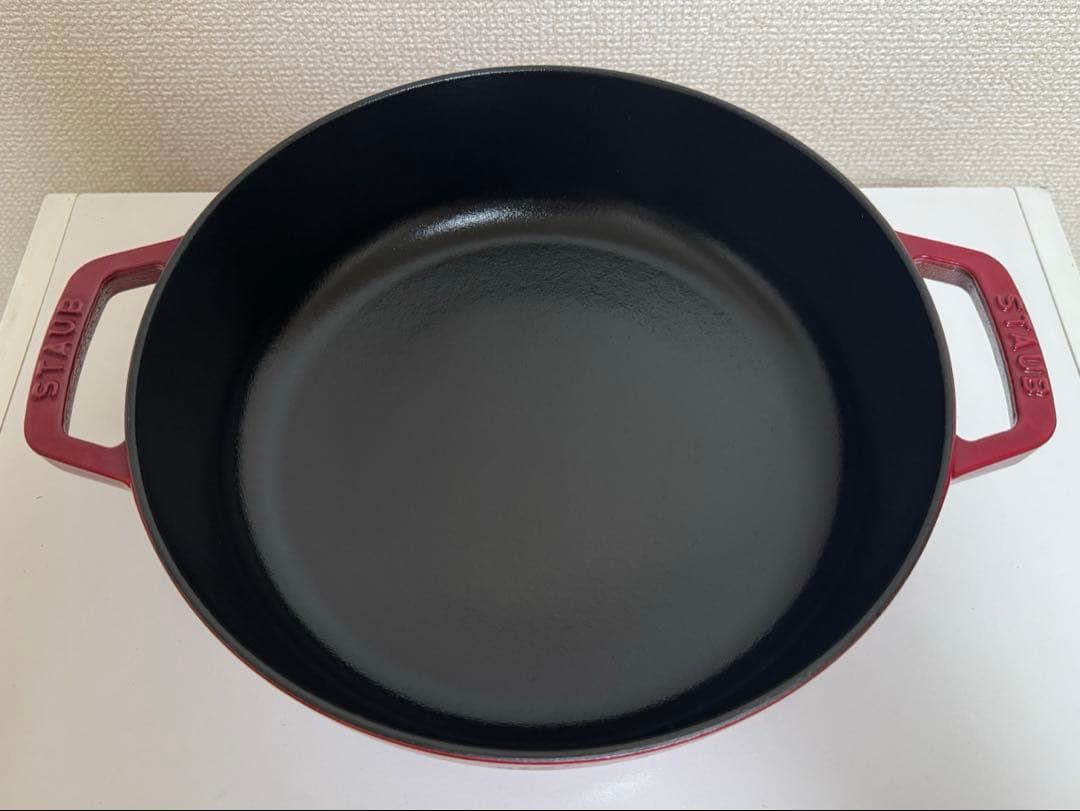 ストウブ Staub ブレイザーソテーパン 24cm チェリー 赤 フライパン