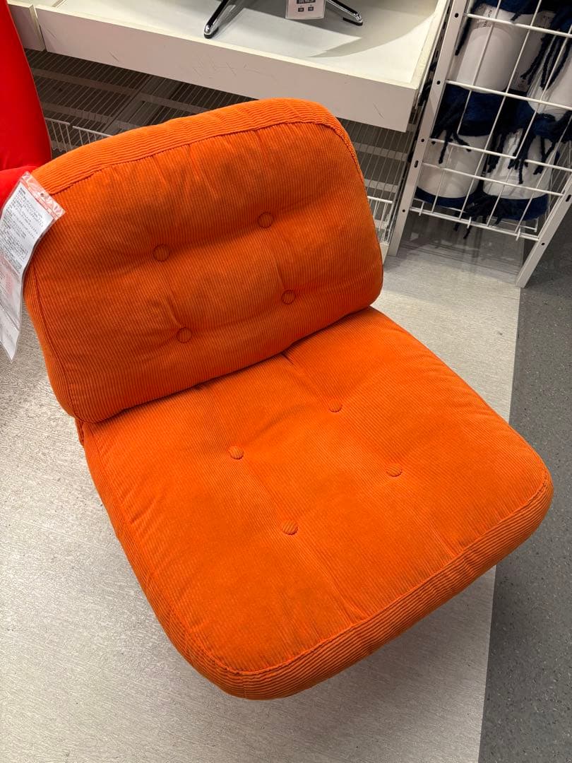 IKEA 回転パーソナルチェア ディヴリンゲ オレンジ 椅子 新品未開封